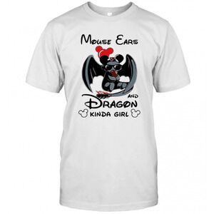 Mouse Ears And Dragon Kinda Girl T-Shirt